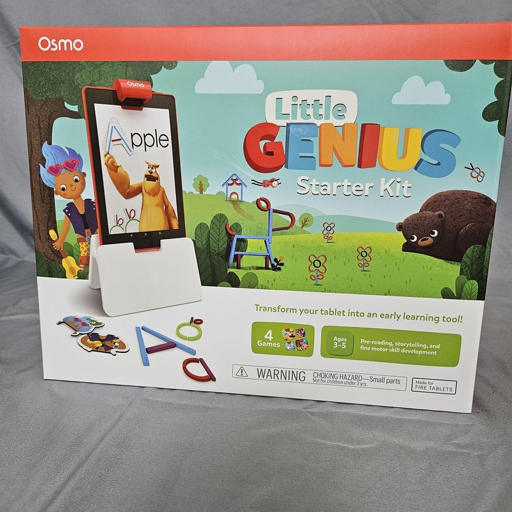 Osmo‎ Little Genius Starter Kit NEW Sealed Ages 3–5 (Base Required)